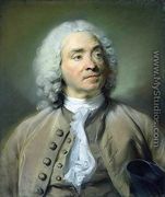 Portrait of Gabriel Huquier 1747 - Jean-Baptiste Perronneau