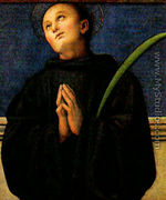 Saint Placidus 1495-98 - Pietro Vannucci Perugino