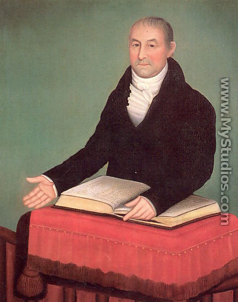 Reverend Jonas Coe 1820 - Ammi Phillips