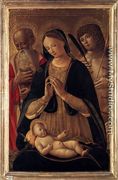 Madonna and Child with Sts Sebastian and Jerome 1490s - Pietro di Domenico Da Siena