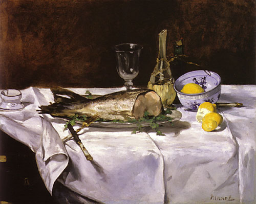 Manet, Still Life with Salmon