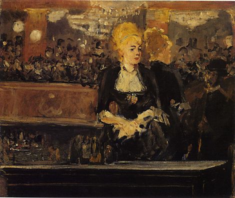 This is an oil sketch for the larger Bar at Foiles- Bergere