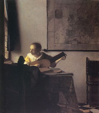 Woman With a Lute  1664