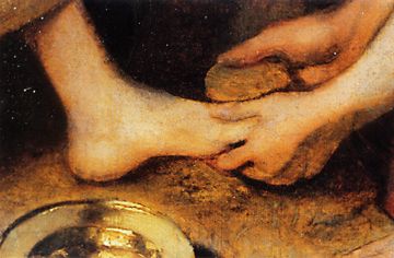 detail of foot