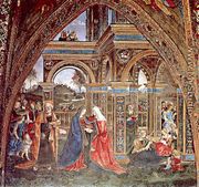 The Visitation - Bernardino di Betto (Pinturicchio)