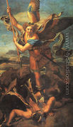 Saint Michael Trampling the Dragon 1518 - Raphael
