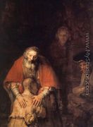 The Return of the Prodigal Son (detail -5) c. 1669 - Rembrandt Van Rijn