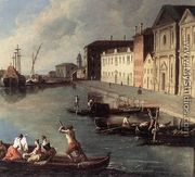 View of the Giudecca Canal (detail) 1730s - Johann Richter