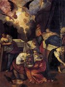Birth of St John the Baptist c. 1563 - Jacopo Tintoretto (Robusti)