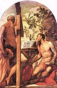 St Jerome and St Andrew c. 1552 - Jacopo Tintoretto (Robusti)