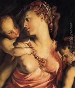 Charity (detail) 1554-58 - Francesco de' Rossi (see Salviati, Cecchino del)