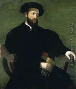 Portrait of a Gentleman 1543-46 - Francesco de' Rossi (see Salviati, Cecchino del)