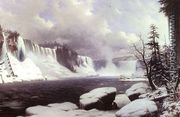Winter at Niagara Falls 1856 - Hyppolyte Victor Valentin Sebron