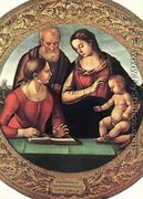 Madonna and Child with St Joseph and Another Saint 1490-92 - Francesco Signorelli