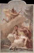Mercury Appearing to Aeneas 1757 - Giovanni Battista Tiepolo