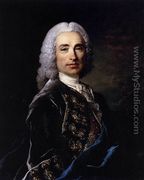 Portrait of Marquis de Lucker 1743 - Louis Tocque