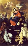 Virgin and Child with Angels and Saints 1700s - Felice Torelli