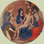 The Small Circular Pieta c. 1390 - French Unknown Masters