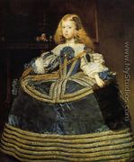 Portrait of the Infanta Margarita c. 1660 - Diego Rodriguez de Silva y Velazquez