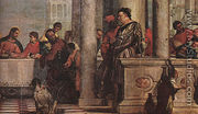 Feast in the House of Levi (detail) 1573 - Paolo Veronese (Caliari)