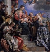 Mystical Marriage of St Catherine (detail-1) c. 1575 - Paolo Veronese (Caliari)