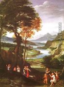 Landscape with Meleager and Atlanta 1613 - Gian Battista Viola