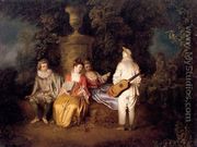 Party of Four 1713 - Jean-Antoine Watteau