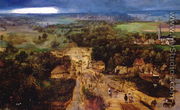 Landscape with the flight into Egypt  c.1530 - Jan van Amstel