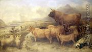 A Highland Cattle Fair, Isle of Skye - Richard Ansdell