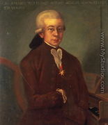 Portrait of Wolfgang Amadeus Mozart - Austrian School