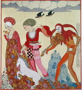 Love, Desire and Death - Georges Barbier