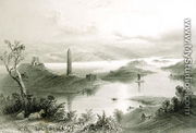 Devenish Island, County Fermanagh, Ireland, from 'Scenery and Antiquities of Ireland - William Henry Bartlett