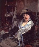 Portrait of Madame Jeanne Samary - Jules Bastien-Lepage