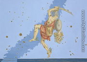 Perseus with the head of Medusa, from 'Uranometria' - Johann Bayer
