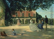 Family Reunion on the Terrace at Meric 1867 - Frederic Bazille