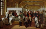 Napoleon visiting the Infirmary of Invalides on 11th February 1808,  1809 - Alexandre Veron-Bellecourt
