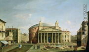 The Pantheon in Rome - Bernardo Bellotto (Canaletto)