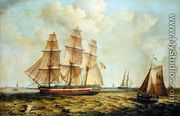 The Three-Masted Barque 'Halcyon' of Hull, 1832 - Thomas A. Binks