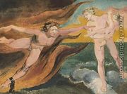 The Good and Evil Angels struggling for possession of a child - William Blake