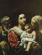 The Holy Family with Saint Anne - Orazio Borgianni