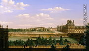 View of the Gardens and Palace of the Tuileries from the Quai d'Orsay, 1813 - Etienne Bouhot