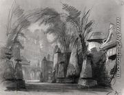 Set design for 'Les Burgraves' (1843) - Louis Boulanger
