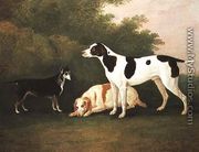 Three Dogs in a Landscape - John Boultbee