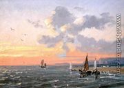 Sea View, Sunset - Josephine Bowes