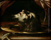 The Head of St. John the Baptist - Francesco del Cairo