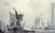 Sea Piece with Dutch shipping - Sir Augustus Wall Callcott