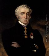 Portrait of the Duke of Wellington (1769-1852) wearing the Order of the Golden Fleece, 1837 - Henry Perronet Briggs