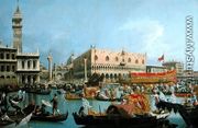 The Bucintoro returning to the Molo - (Giovanni Antonio Canal) Canaletto