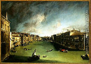 The Grand Canal, View of the Palazzo Balbi towards the Rialto Bridge, 1724 - (Giovanni Antonio Canal) Canaletto