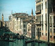 Entrance to the Grand Canal: Looking West, c.1738-42 (detail-2) - (Giovanni Antonio Canal) Canaletto